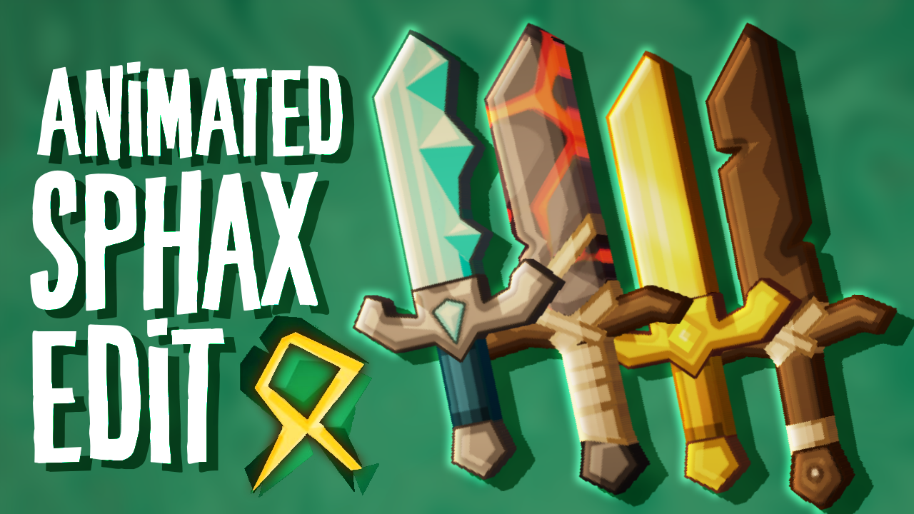 Sphax PvP Edit - Animated PvP Texture Pack 1.11/1.10/1.9/1.8